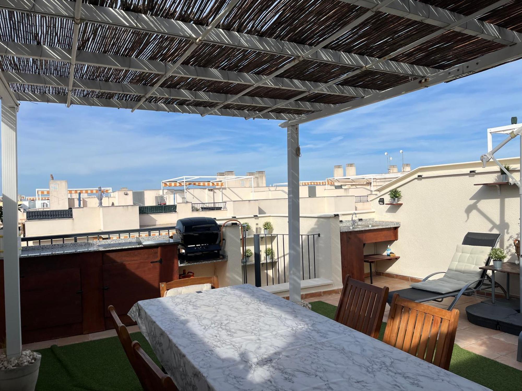 דירות Playa Almenara Atico Duplex Vistas Al Mar Y Montana Wifi,Piscina A מראה חיצוני תמונה