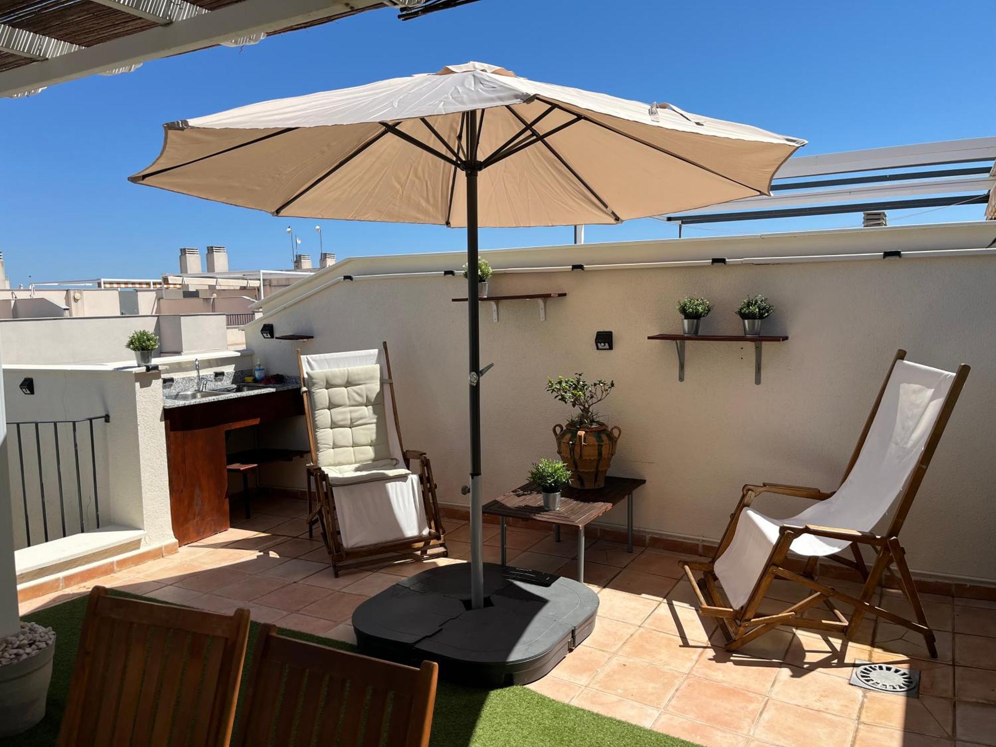 דירות Playa Almenara Atico Duplex Vistas Al Mar Y Montana Wifi,Piscina A מראה חיצוני תמונה
